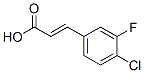 4-Chloro-3-fluorocinnamic acid Structure,202982-66-9Structure