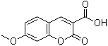 7-Methoxy-2-oxo-2h-1-benzopyran-3-carboxylic acid Structure,20300-59-8Structure