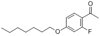 2-Fluoro-4-n-heptyloxyacetophenone Structure,203066-88-0Structure