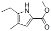 (9ci)-5-乙基-4-甲基-1H-吡咯-2-羧酸甲酯结构式_203207-17-4结构式