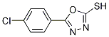 5-(4-Chlorophenyl)-1,3,4-oxadiazole-2-thiol Structure,203268-67-1Structure