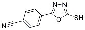 4-(5-Mercapto-1,3,4-oxadiazol-2-yl)benzonitrile Structure,203268-78-4Structure