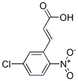 5-Chloro-2-nitrocinnamic acid Structure,20357-28-2Structure