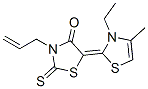 3-烯丙基-5-(3-乙基-4-甲基-2-亚噻唑)罗丹宁结构式_203785-75-5结构式