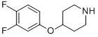 4-(3,4-Difluoro-phenoxy)-piperidine hydrochloride Structure,204013-09-2Structure