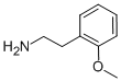 2-Methoxyphenethylamine Structure,2045-79-6Structure