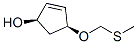 2-Cyclopenten-1-ol,4-[(methylthio)methoxy]-,cis-(9ci) Structure,204587-57-5Structure