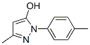 3-Methyl-1-(4-methylphenyl)-1H-pyrazol-5-ol Structure,2046-03-9Structure