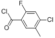 Benzoyl chloride, 4-chloro-2-fluoro-5-methyl-(9ci)Structure,204778-68-7Structure Benzoyl chloride, 4-chloro-2-fluoro-5-methyl-(9ci) Structure,204778-68-7Structure