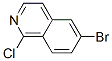 6-Bromo-1-chloroisoquinoline Structure,205055-63-6Structure