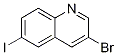 3-Bromo-6-iodoquinoline Structure,205114-20-1Structure