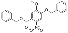 Benzyl 4-(benzyloxy)-5-methoxy-2-nitrobenzoate Structure,205259-40-1Structure