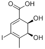 (2R,3s)-1-carboxy-5-iodo-4-methyl-2,3-dihydroxycyclohexa-4,6-diene Structure,205504-03-6Structure