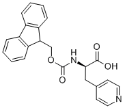 Fmoc-3-(4-吡啶基)-D-丙氨酸结构式_205528-30-9结构式