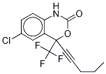 Rac 6-氯-1,4-二氢-4-(1-戊炔)-4-(三氟甲基)-2H-3,1-苯并噁嗪-2-酮结构式_205755-86-8结构式