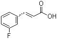 3-氟肉桂酸结构式_20595-30-6结构式