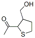 Ethanone, 1-[tetrahydro-3-(hydroxymethyl)-2-thienyl]-(9ci) Structure,206061-46-3Structure