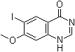 6-碘-7-甲氧基喹唑啉-4(3h)-酮结构式_206190-25-2结构式