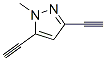 1H-pyrazole,3,5-diethynyl-1-methyl- (9ci) Structure,20668-15-9Structure