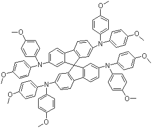 2,2 ,7,7-四[N,N-二(4-甲氧基苯基)氨基]-9,9-螺二芴结构式_207739-72-8结构式