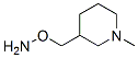 (9CI)-3-[(氨基氧基)甲基]-1-甲基-哌啶结构式_207746-08-5结构式