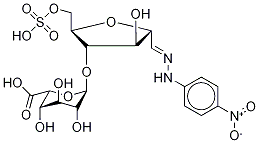 2,5-脱水-4-O-alpha-L-吡喃艾杜糖基-D-甘露糖1-[(4-硝基苯基)腙]6-(氢硫酸盐)结构式_208049-20-1结构式