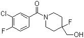 N-(3-chloro-4-fluorobenzoyl)-4-fluoro-4-n-(3-chloro-4-fluorobenzoyl)-4-fluoro-4-hydroxymethylpiperidine Structure,208111-36-8Structure