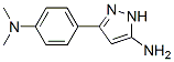 5-(4-Dimethylamino-phenyl)-2H-pyrazol-3-ylamine Structure,208519-11-3Structure