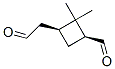 (1s,3s)-(9ci)-3-甲酰基-2,2-二甲基-环丁烷乙醛结构式_208651-69-8结构式