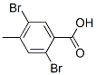 2,5-Dibromo-4-methylbenzoic acid Structure,20871-01-6Structure