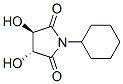 (3r,4r)-(9ci)-1-环己基-3,4-二羟基-2,5-吡咯烷二酮结构式_208922-82-1结构式