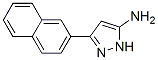 3-(2-Naphthyl)-1H-pyrazol-5-ylamine Structure,209224-90-8Structure