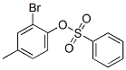 2-Bromo-4-methylphenyl phenylsulfonate Structure,2093-26-7Structure