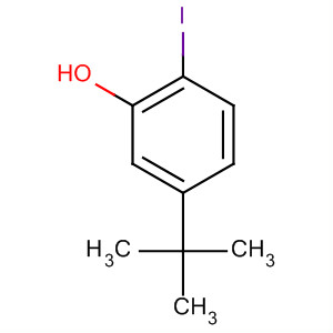 5-叔丁基-2-碘苯酚结构式_20942-70-5结构式