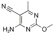 4-氨基-2-甲氧基-6-甲基嘧啶-5-甲腈结构式_209849-42-3结构式