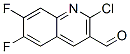 2-Chloro-6,7-difluoro-3-quinolinecarboxaldehyde Structure,209909-13-7Structure