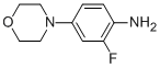 2-Fluoro-4-(4-morpholinyl)Benzenamine Structure,209960-29-2Structure