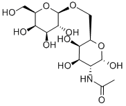 2-乙酰氨基-2-脱氧-6-o-(beta-d-半乳糖)-d-半乳糖结构式_209977-51-5结构式