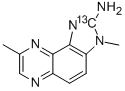 2-氨基-3,8-二甲基咪唑并[4,5-f]喹噁啉-2-13C结构式_209977-58-2结构式