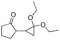 Cyclopentanone, 2-(2,2-diethoxycyclopropyl)-(9ci) Structure,210565-38-1Structure