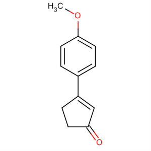 3-(4-Methoxyphenyl)cyclopent-2-enone Structure,2108-53-4Structure