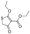 3-Thiophenecarboxylicacid,2-ethoxy-4,5-dihydro-4-oxo-,ethylester(9ci) Structure,210891-58-0Structure