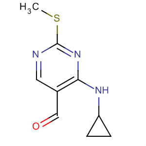 4-Cyclopropylamino-2-(methylsulfanyl)pyrimidine-5-carboxaldehyde Structure,211247-46-0Structure