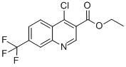 4-Chloro-7-trifluoromethylquinoline-3-carboxylic acid ethyl ester Structure,21168-42-3Structure