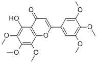 3,4,5,6,7,8-Hexamethoxy-5-hydroxyflavone Structure,21187-73-5Structure