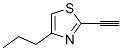 Thiazole, 2-ethynyl-4-propyl- (9ci) Structure,211940-14-6Structure