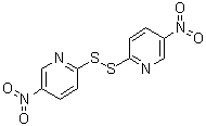 2,2-Dithiobis(5-nitropyridine) Structure,2127-10-8Structure