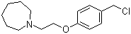 1-(2-(4-(Chloromethyl)phenoxy)ethyl)azepane Structure,212771-30-7Structure