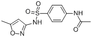 4-乙酰基氨基-n-(5-甲基-3-异噁唑)苯磺酰胺结构式_21312-10-7结构式