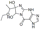 9H-imidazo[1,2-a]purin-9-one, 6-(1-ethoxyethyl)-1,4,6,7-tetrahydro-6,7-dihydroxy-(8ci) Structure,21323-92-2Structure